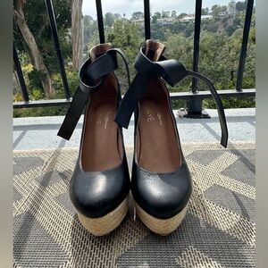 RAYE x For Love & Lemons Capsule Collection Harper platform heels